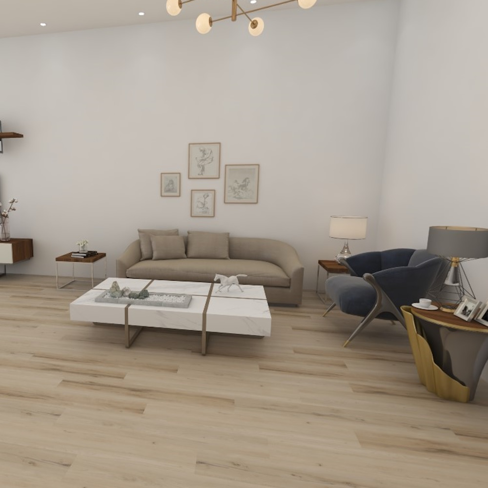 Homestead Aerocore Stardust Maple 5.5mm Vinyl Plank w/Pad